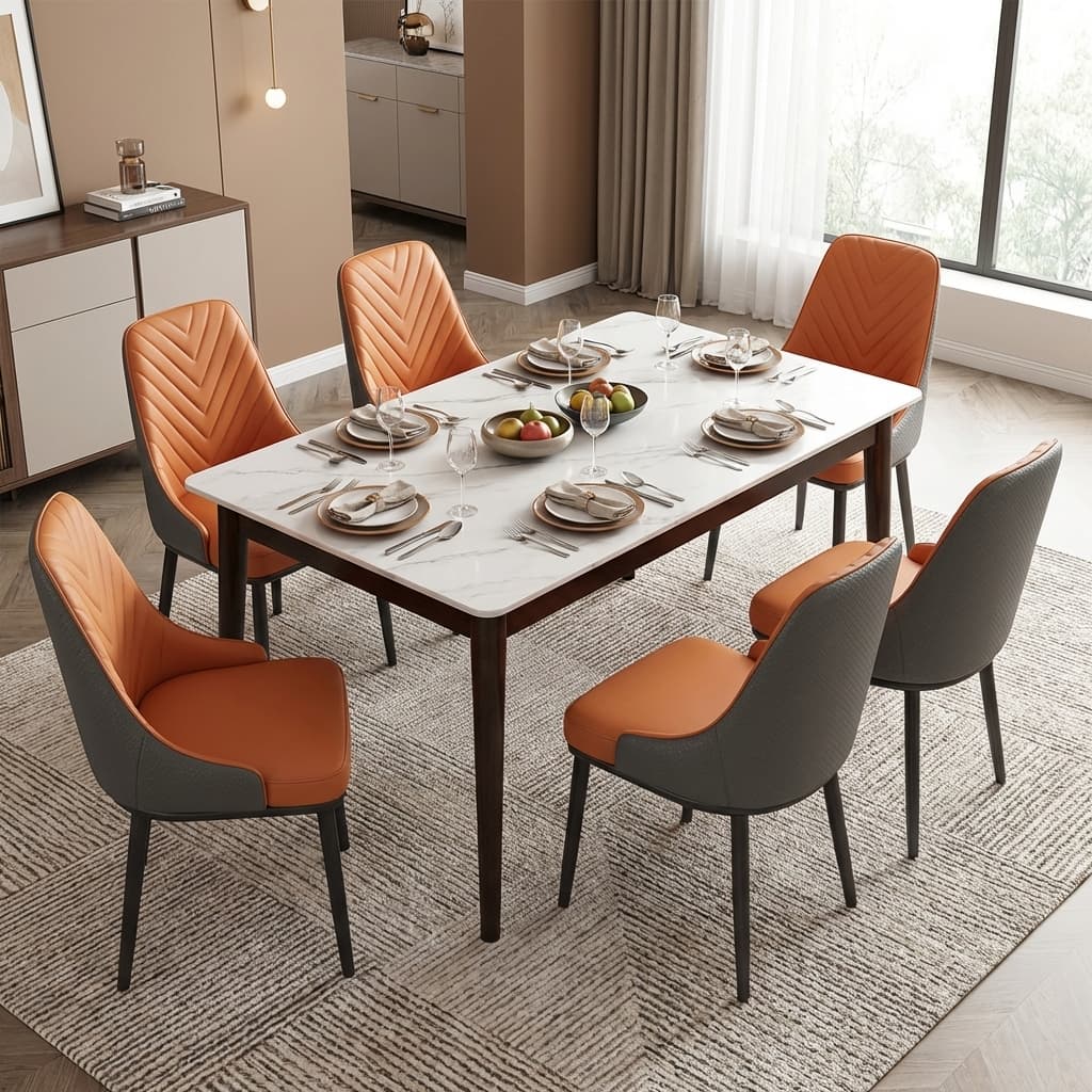 Luxury Marble Dining Set