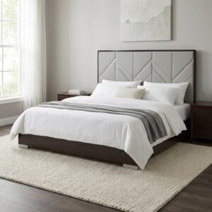 Bold King Comfort Bed 180x200 hardwood modern upholstered headboard