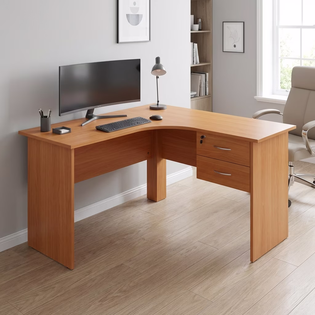 1.2m L-Shaped Study Desks