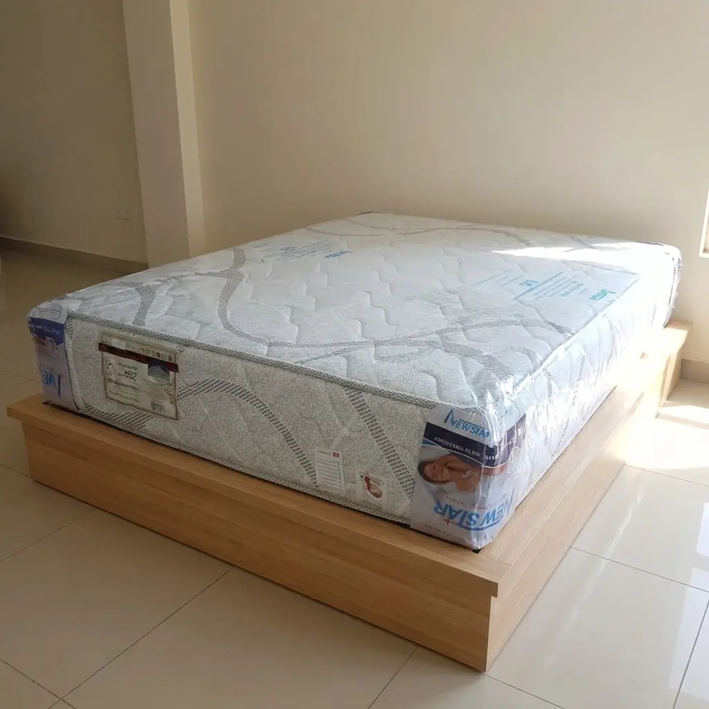 Orthopedic Pocket Spring Mattress With Superior-Quality Quilted Surface, Orthopedic Support, And Breathable Pocket Spring Construction